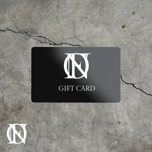 Gift card with the OFFEND logo