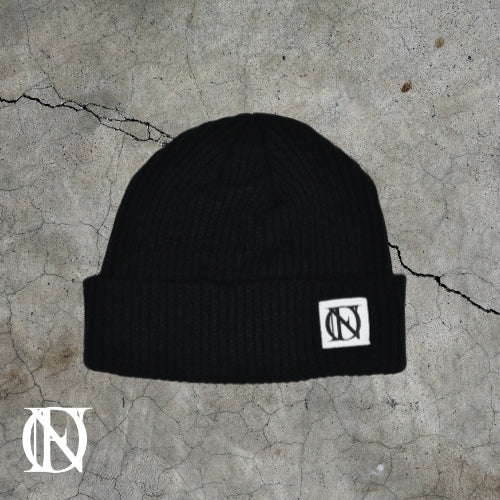 Black beanie with OFFEND logo