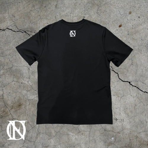 Black t-shirt with OFFEND text and OFFEND logo