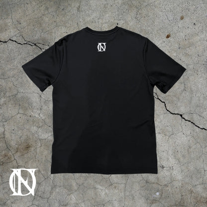 Black t-shirt with OFFEND text and OFFEND logo